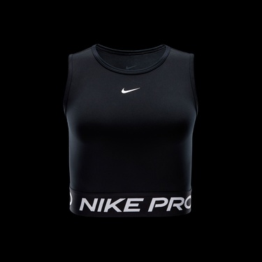  Nike Pro Dri-Fit 365 Kadın Siyah Crop T-Shirt