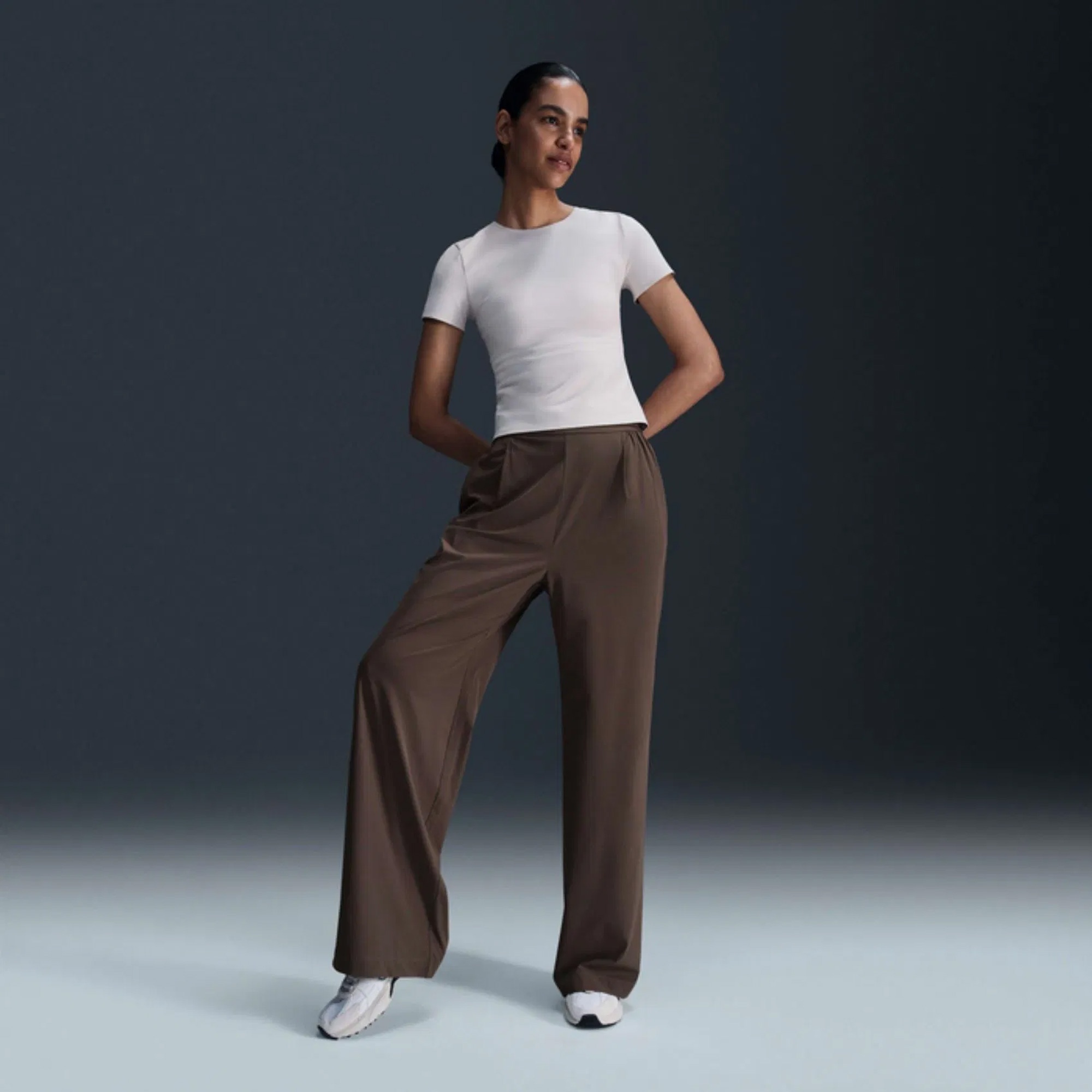 Nike Dri-Fit Heritage Kadın Kahverengi Eşofman Altı