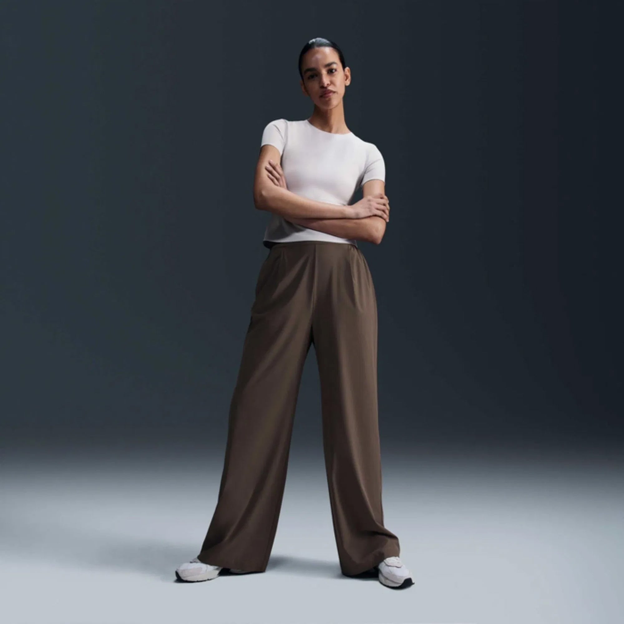 Nike Dri-Fit Heritage Kadın Kahverengi Eşofman Altı