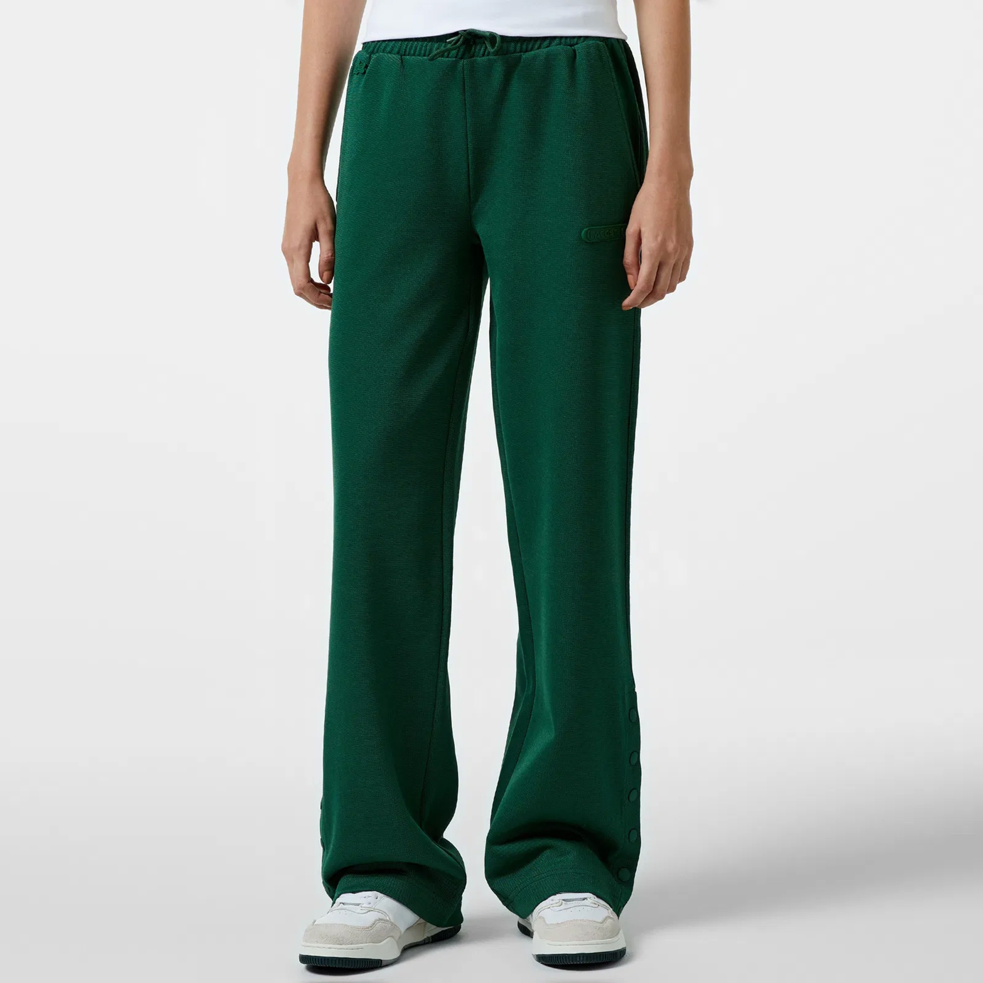 Lacoste Kadın Straight Fit Koyu Yeşil Eşofman Altı