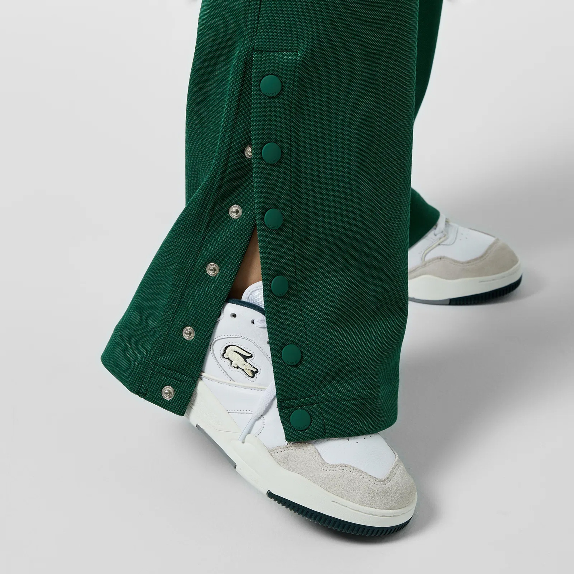 Lacoste Kadın Straight Fit Koyu Yeşil Eşofman Altı