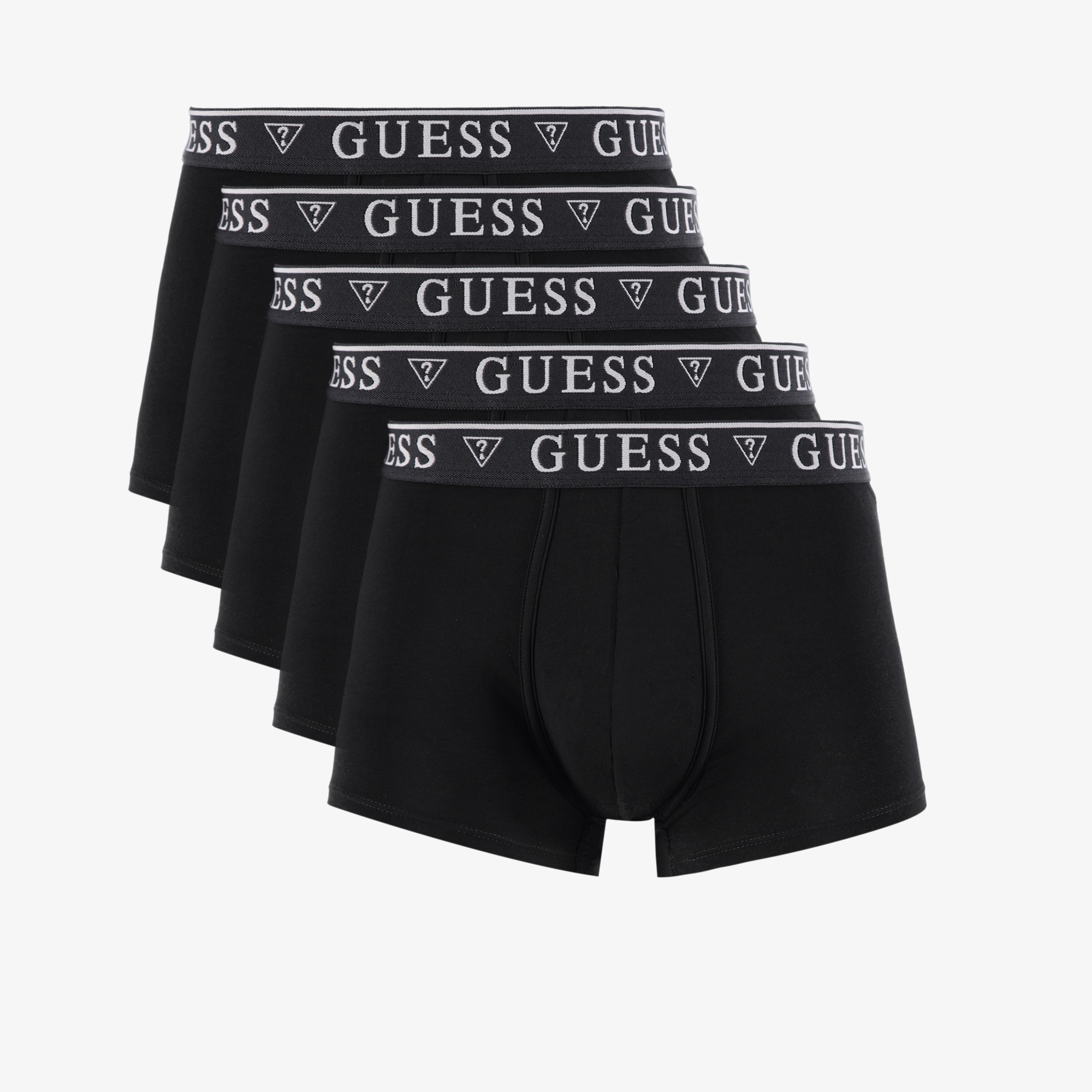 Guess Njfmb Trunk 5 Organic Lightetch Erkek Siyah 5'Li Boxer Paketi