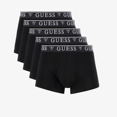  Guess Njfmb Trunk 5 Organic Lightetch Erkek Siyah 5'Li Boxer Paketi