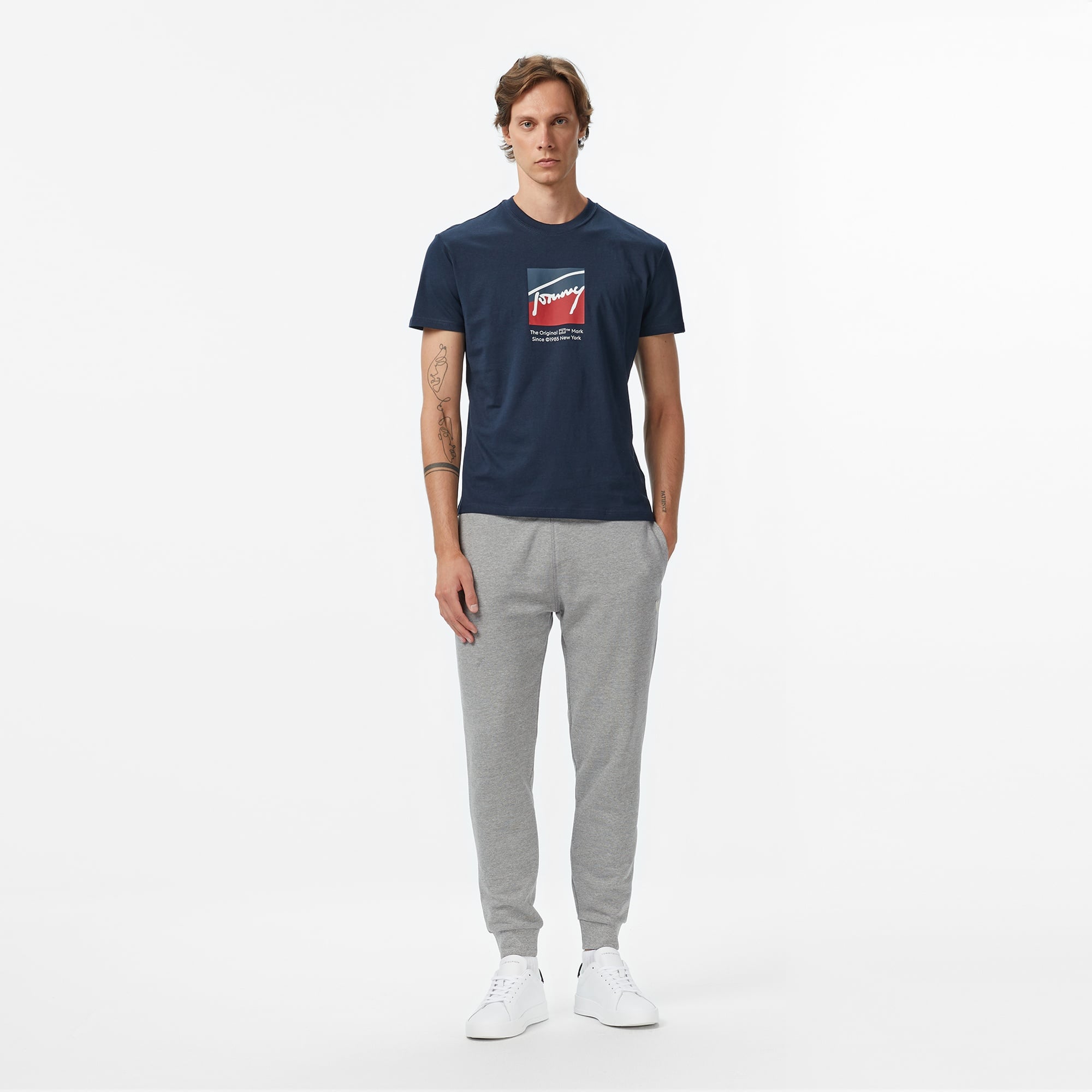 Tommy Jeans Regular Erkek Lacivert T-Shirt