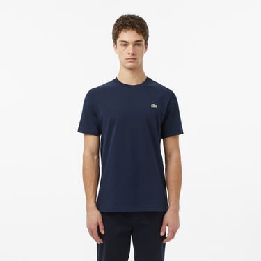  Lacoste x Rolex Paris Unisex Regular Fit Bisiklet Yaka Lacivert T-Shirt