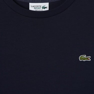  Lacoste x Rolex Paris Unisex Regular Fit Bisiklet Yaka Lacivert T-Shirt