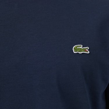  Lacoste x Rolex Paris Unisex Regular Fit Bisiklet Yaka Lacivert T-Shirt