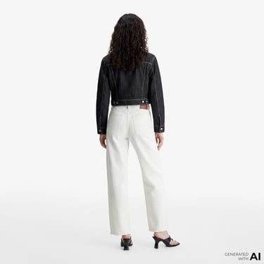  Calvin Klein Workwear Rinse Kadın Mavi Ceket