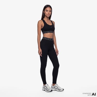  Tommy Hilfiger D3 Kadın Siyah Tayt