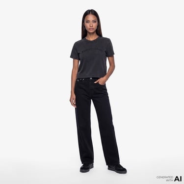  Tommy Hilfiger Imagined Black Kadın Lacivert Jean