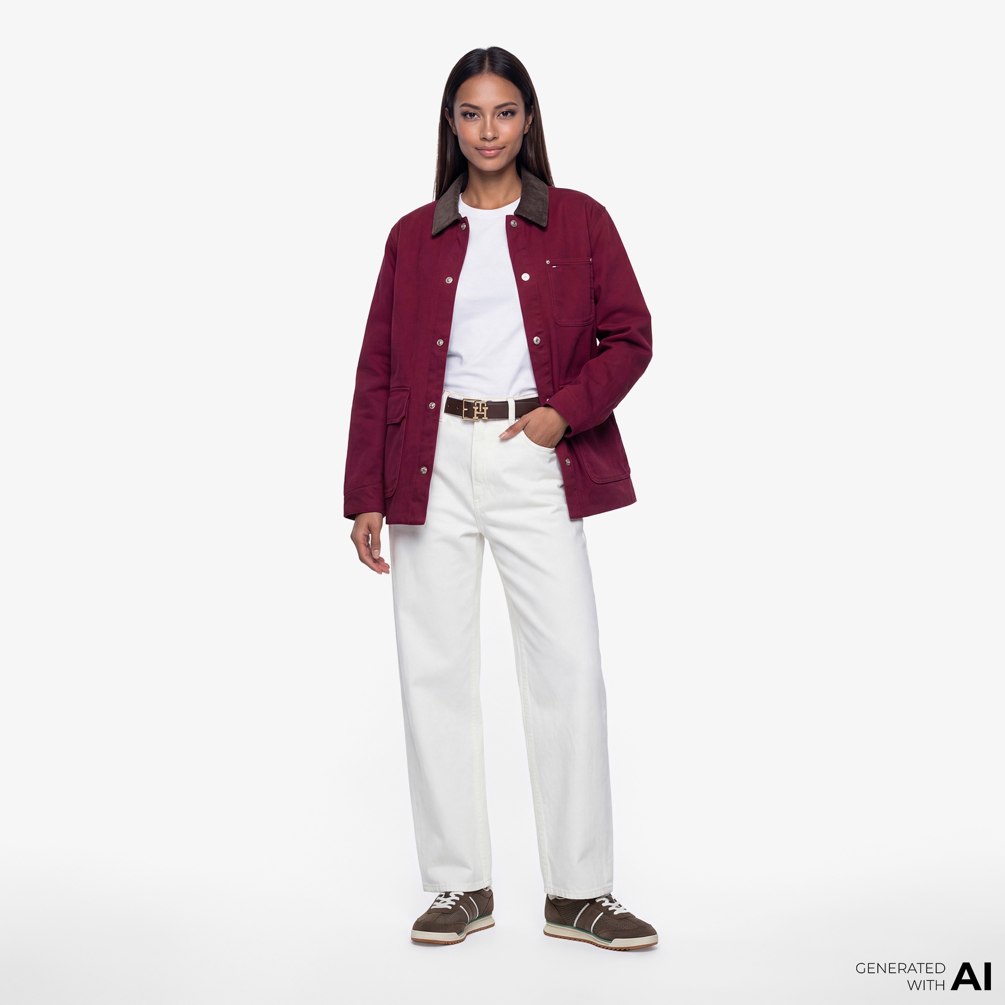 Tommy Hilfiger Soft Utility Kadın Pembe Ceket