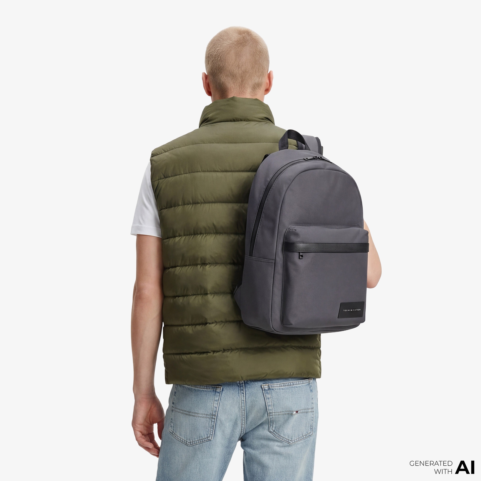 Tommy Hilfiger Light Down Erkek Yeşil Yelek