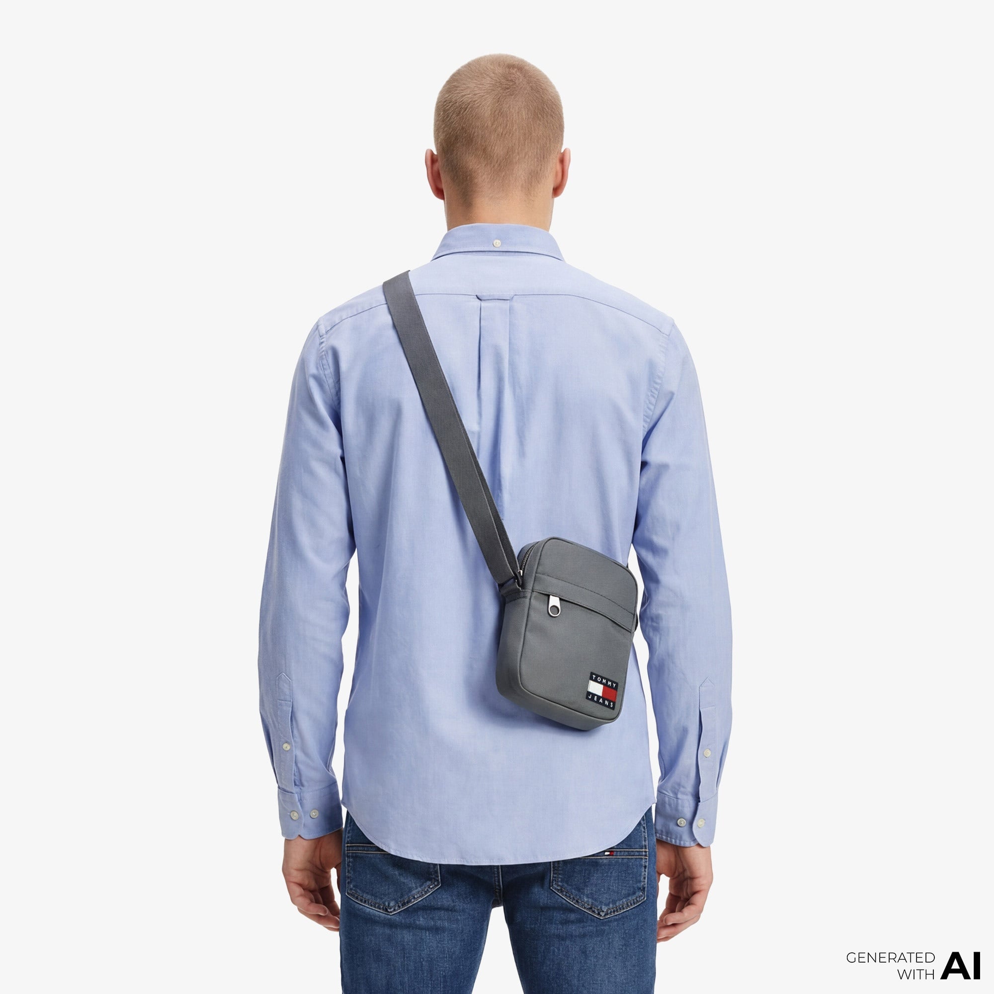 Tommy Hilfiger Oxford Erkek Mavi Gömlek