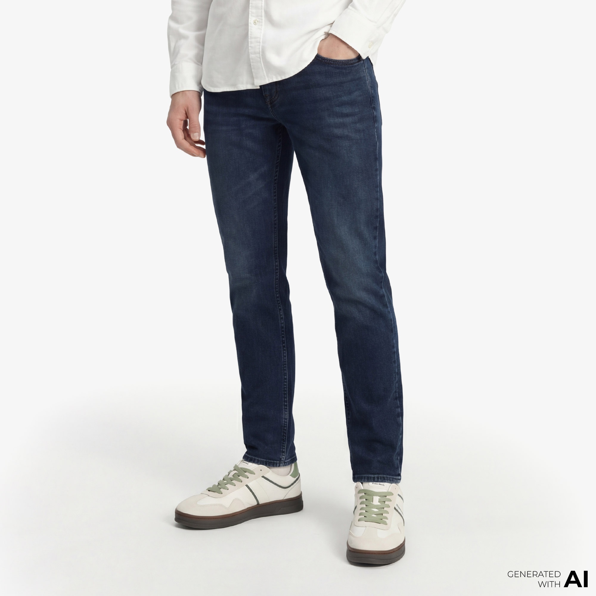 Tommy Hilfiger Oxford Erkek Beyaz Gömlek