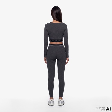  Tommy Hilfiger D3 Kadın Gri Tayt