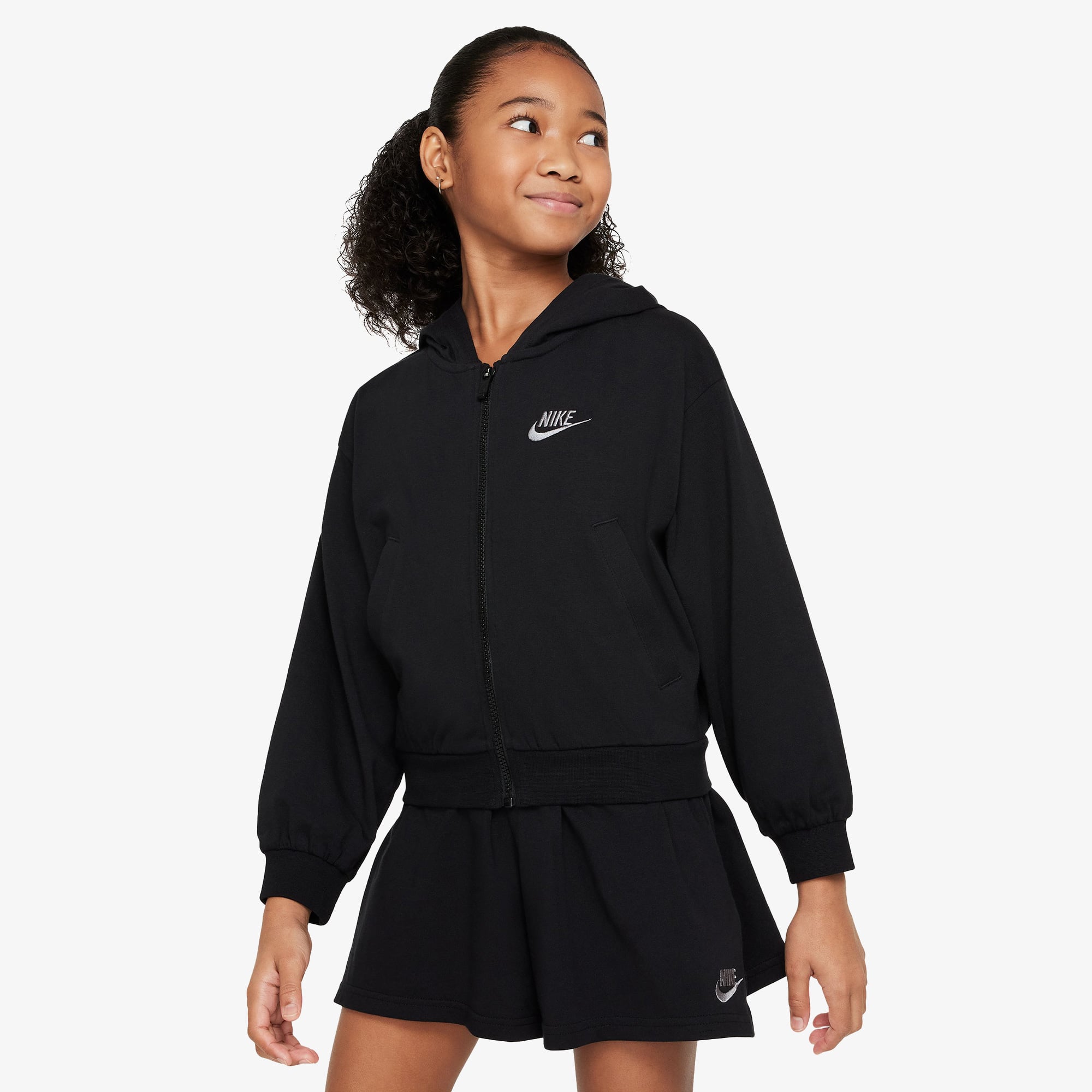  Nike Sportswear Çocuk Siyah Hoodie