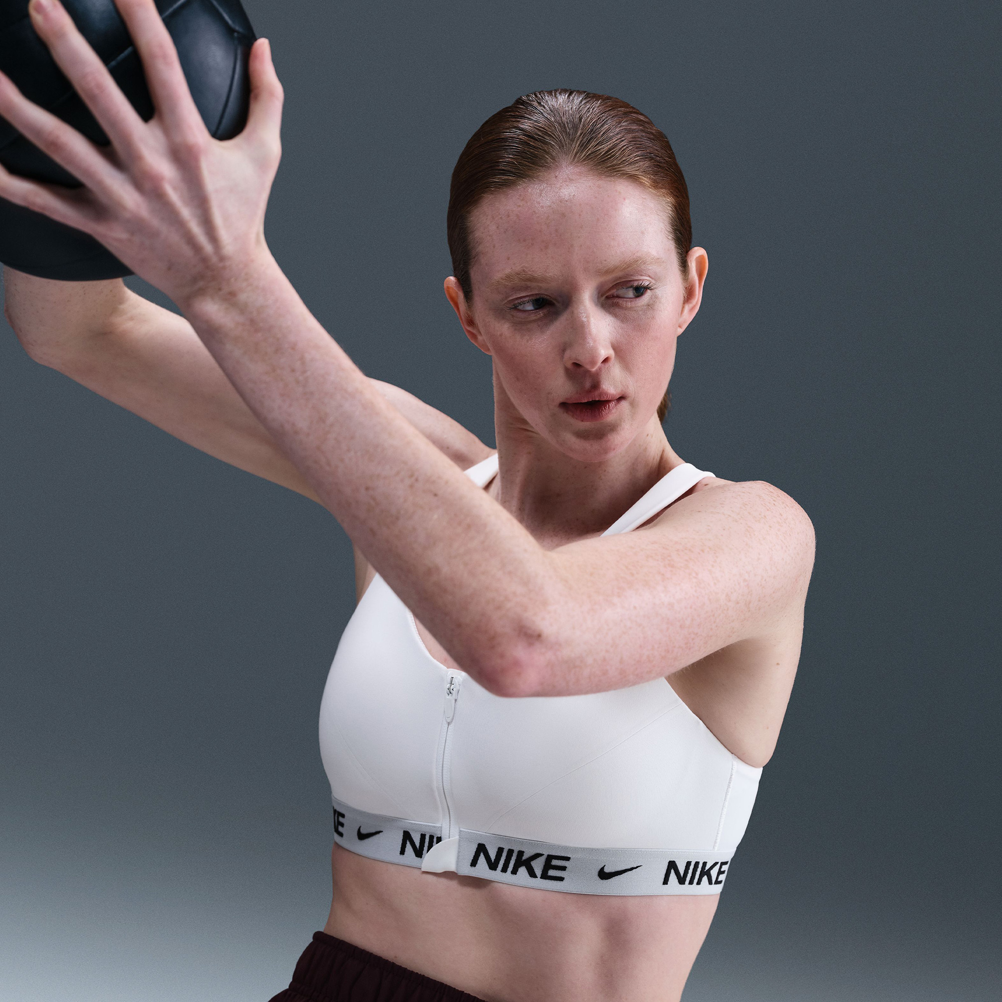 Nike Indy High Support Kadın Beyaz Bra