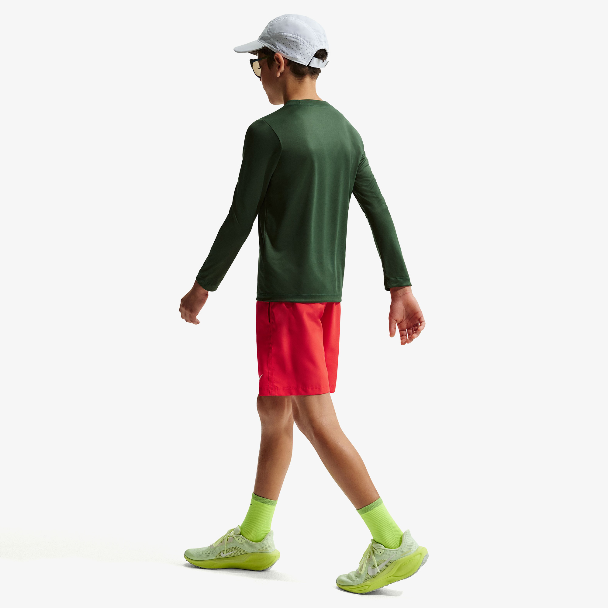 Nike Dri-Fit Multi Woven Çocuk Kırmızı Şort