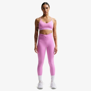  Nike Dri-Fit Indy Light Support Kadın Pembe Bra