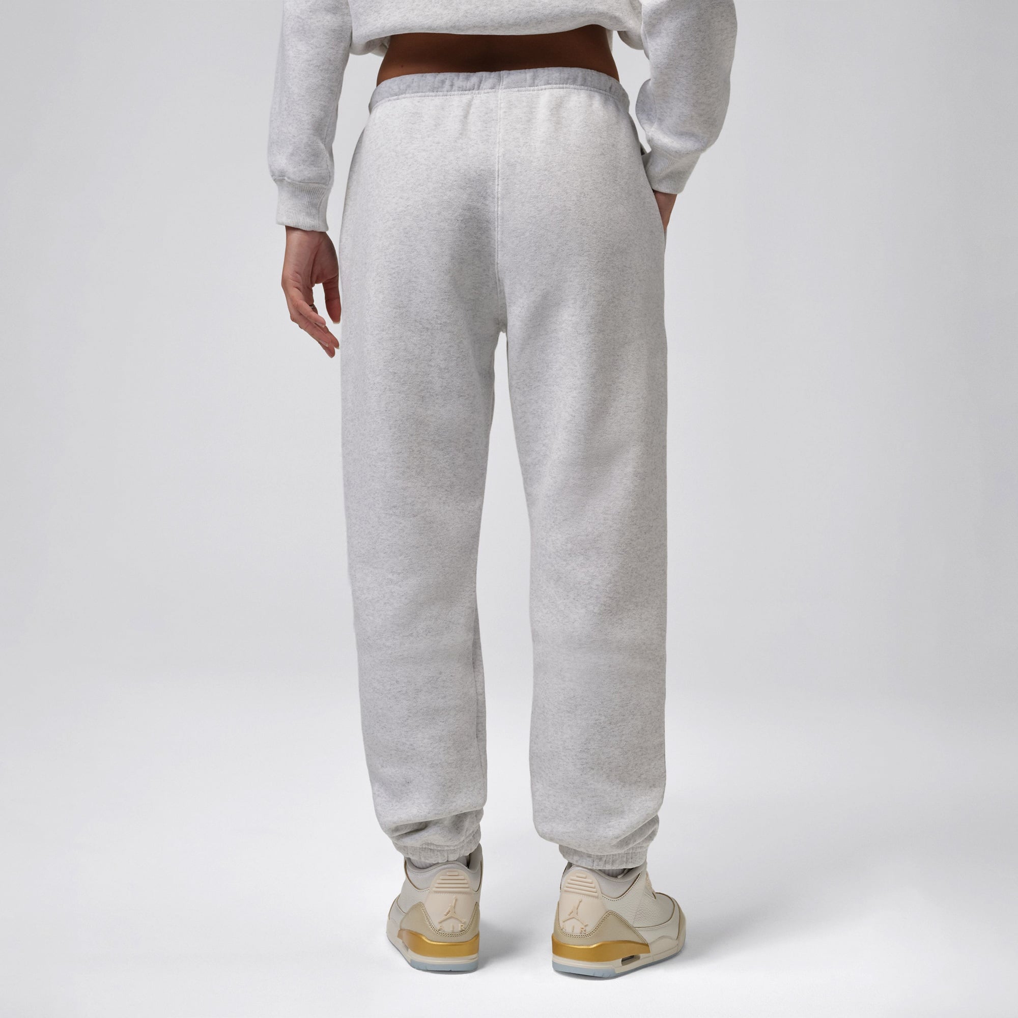 Jordan Brooklyn Fleece Kadın Gri Eşofman Altı