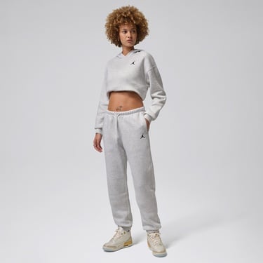  Jordan Brooklyn Fleece Kadın Gri Eşofman Altı