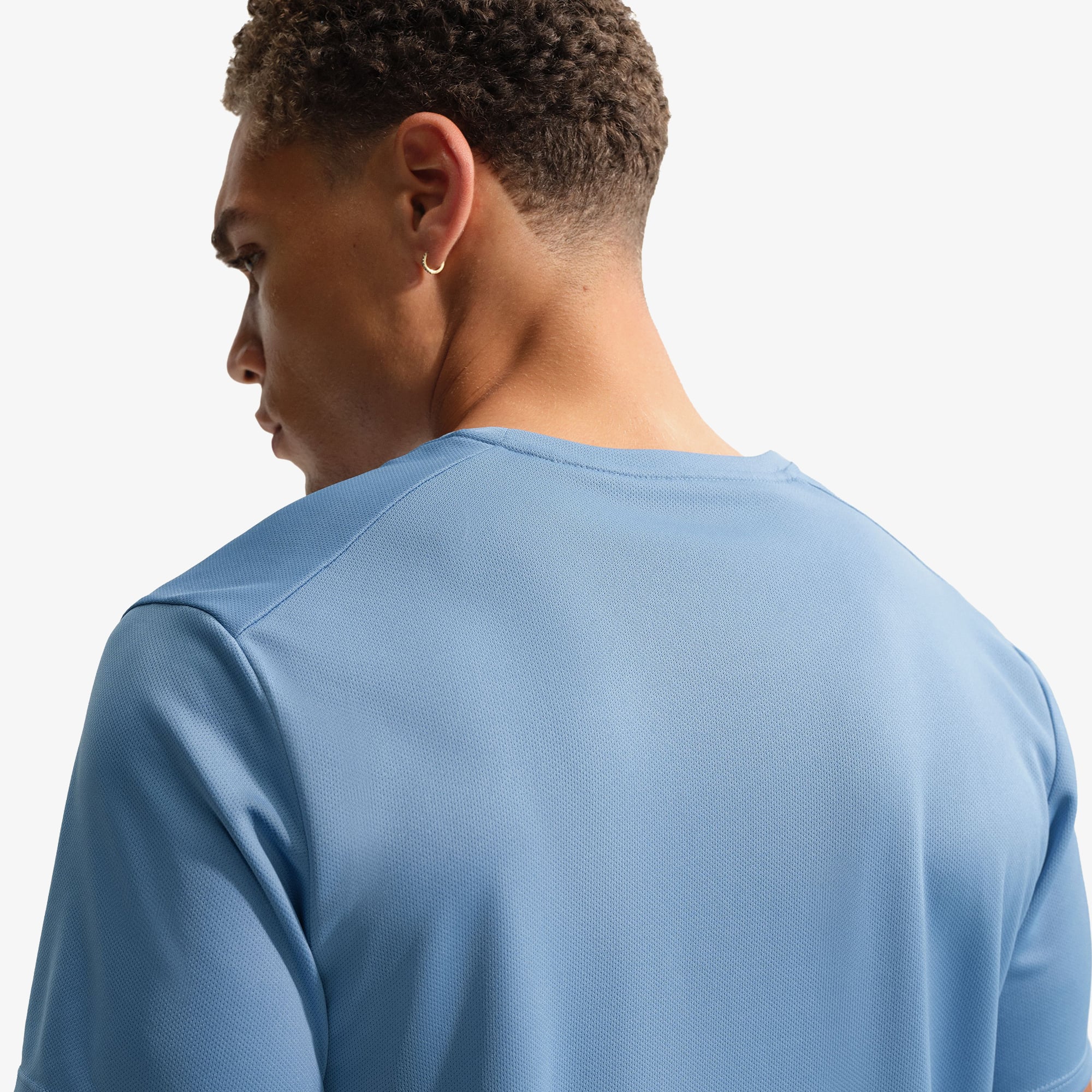 Nike Dri-Fit Miler Erkek Mavi T-Shirt