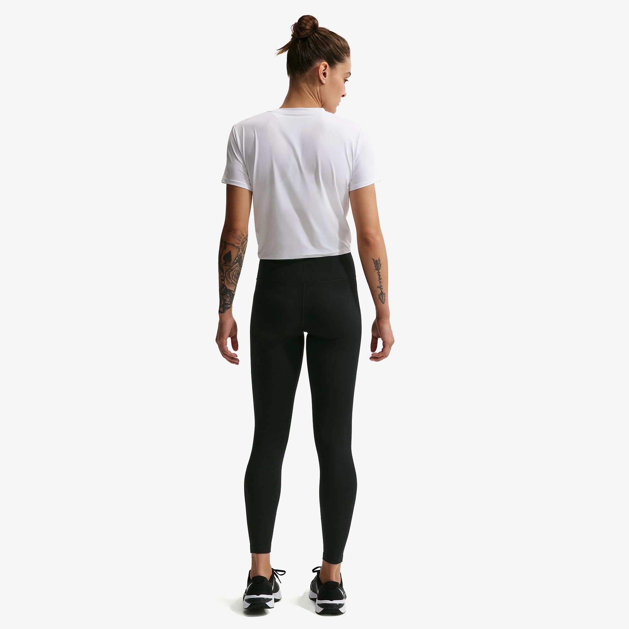 Nike Dri-Fit One Seamless Front Yüksek Belli Kadın Siyah Tayt