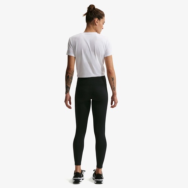  Nike Dri-Fit One Seamless Front Yüksek Belli Kadın Siyah Tayt