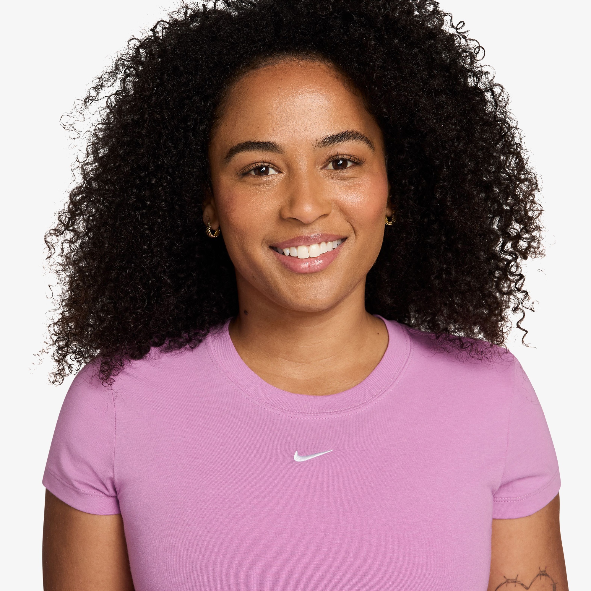 Nike Sportswear Chill Knit Kadın Pembe T-Shirt