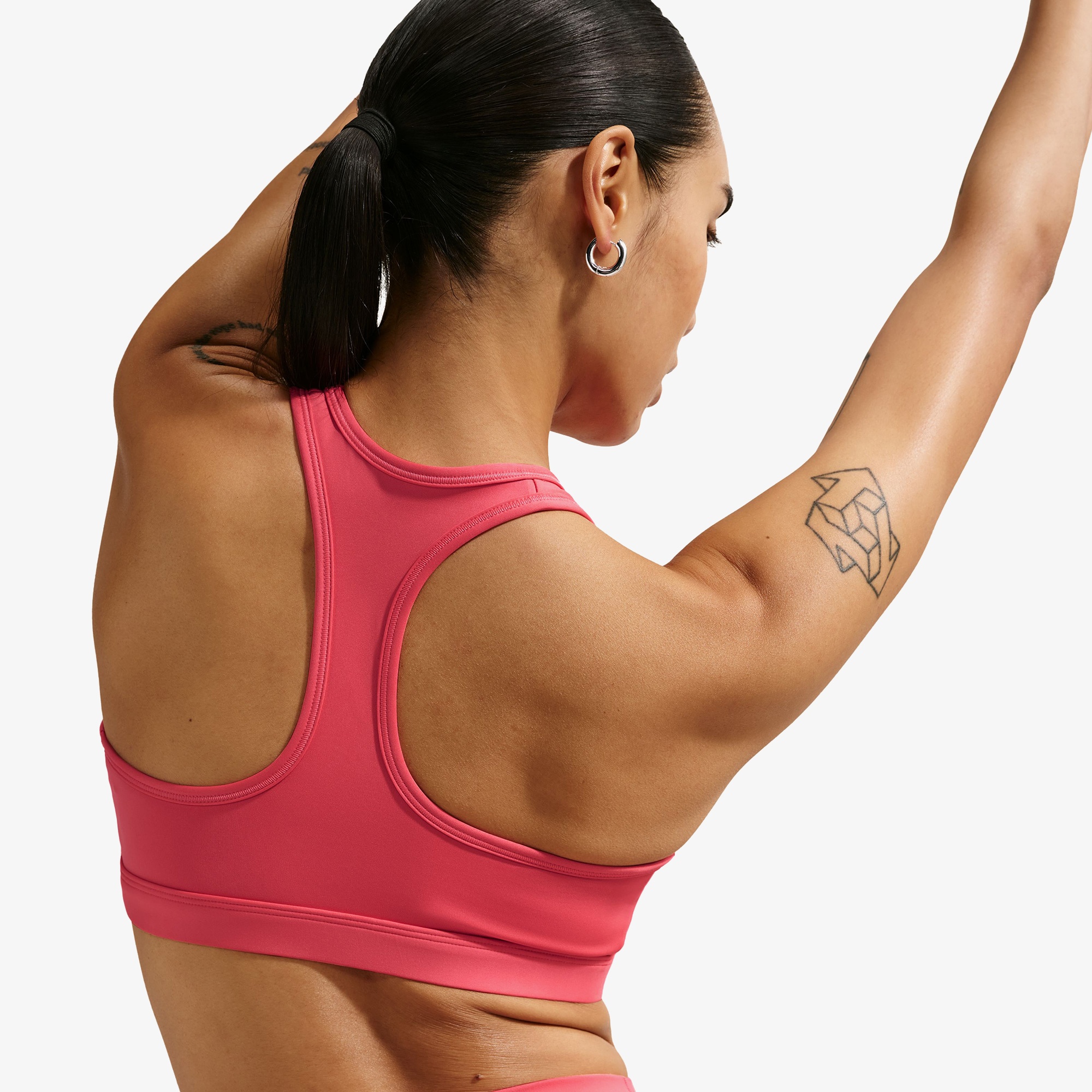 Nike Swoosh Medium Support Kadın Pembe Bra
