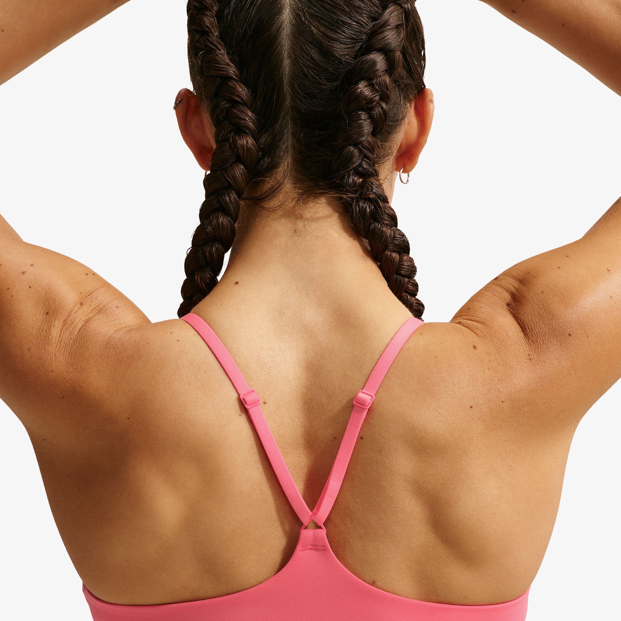 Nike Dri-Fit Indy Light Support Kadın Pembe Bra