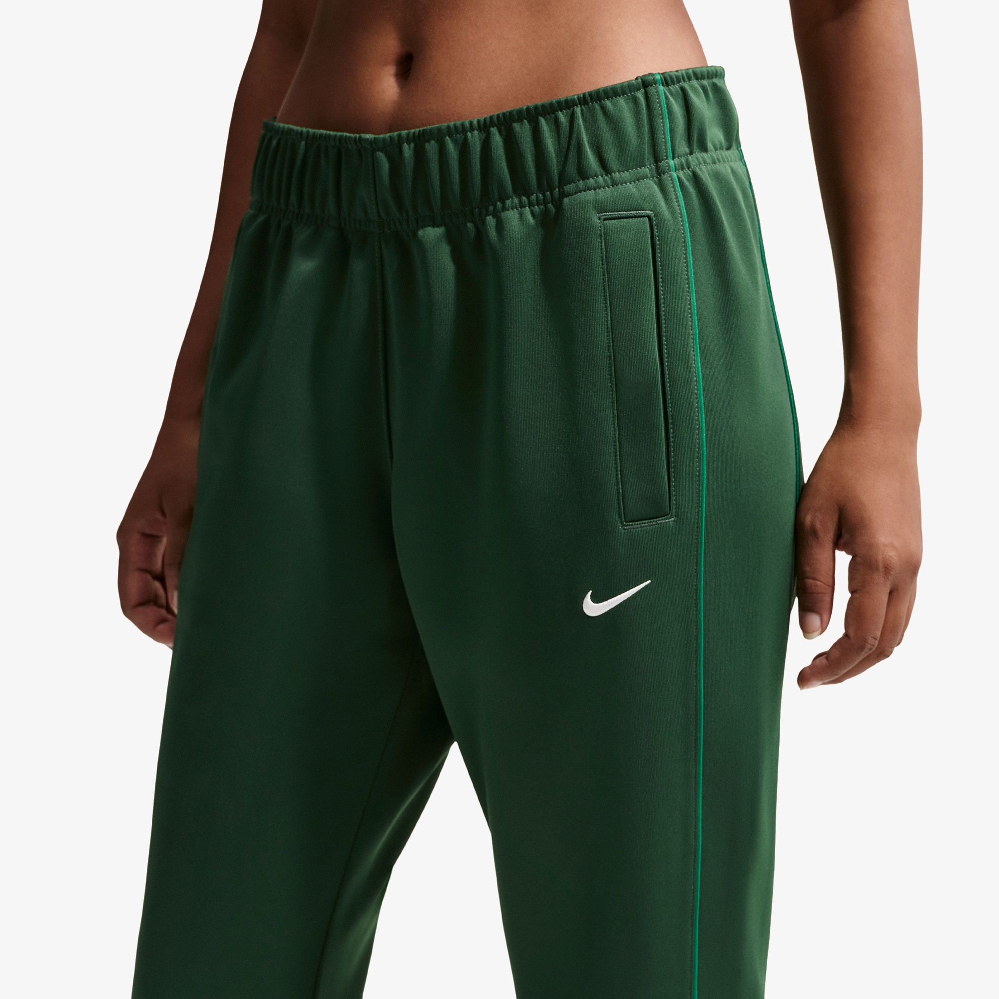 Nike Sportswear Windrunner Poly Knit Kadın Yeşil Eşofman Altı