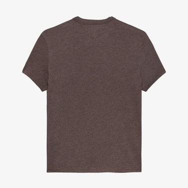  Tommy Hilfiger Jeans Reg Badge Erkek Kahverengi T-Shirt