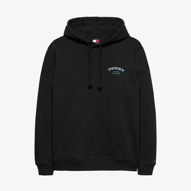  Tommy Hilfiger Jeans Reg Dollar Stack Erkek Siyah Sweatshirt