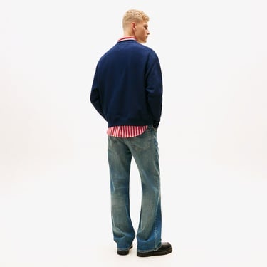  Tommy Hilfiger Dna Graphics Erkek Lacivert Sweatshirt