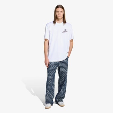  adidas Monogram Erkek Mavi Eşofman Altı