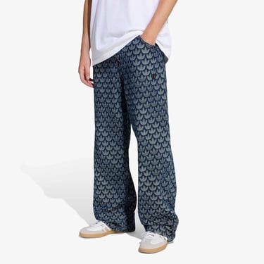  adidas Monogram Erkek Mavi Eşofman Altı