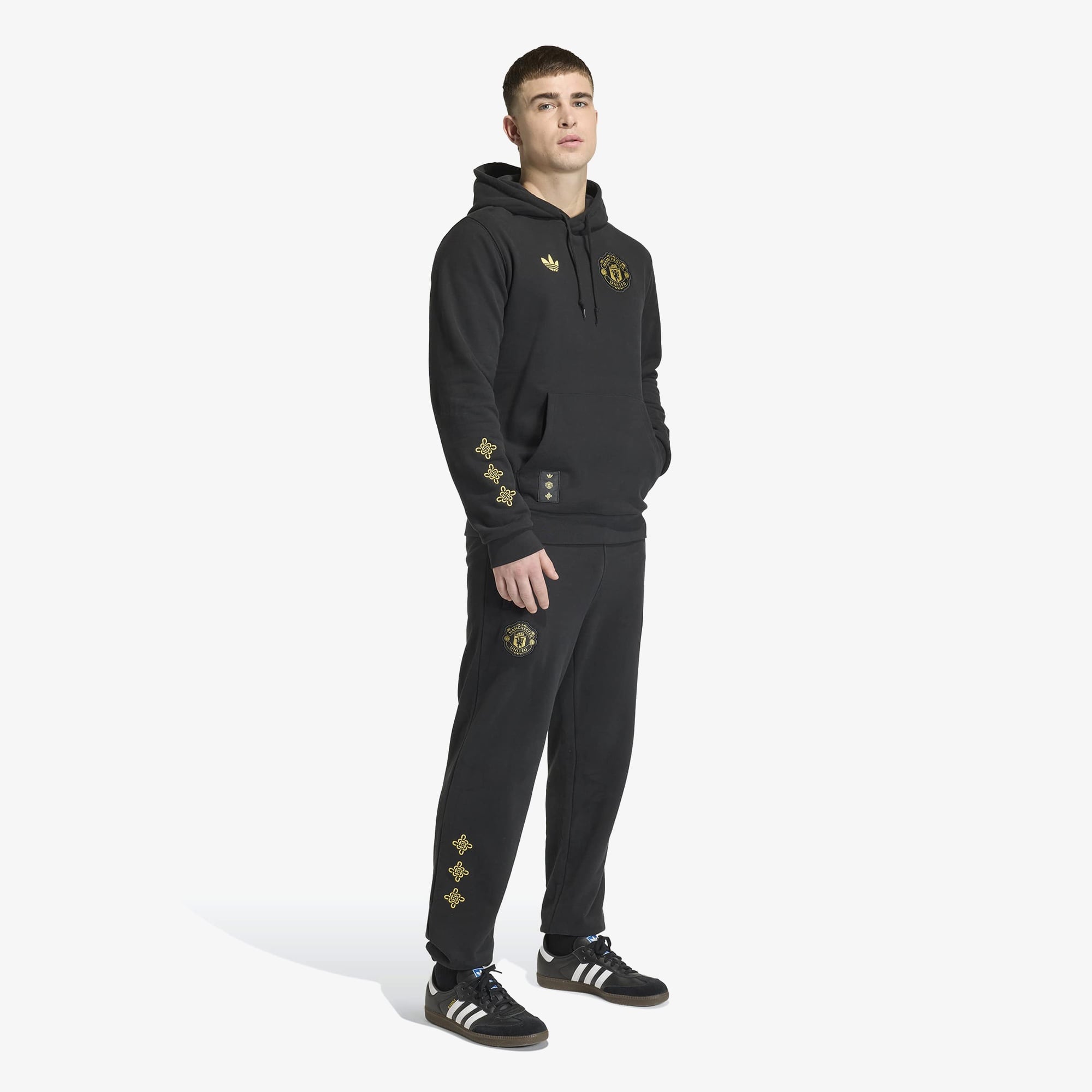adidas Manchester United FC Erkek Siyah Sweatshirt