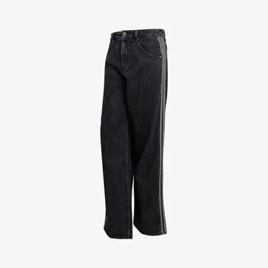  adidas Firebird Jeans Erkek Siyah Pantolon