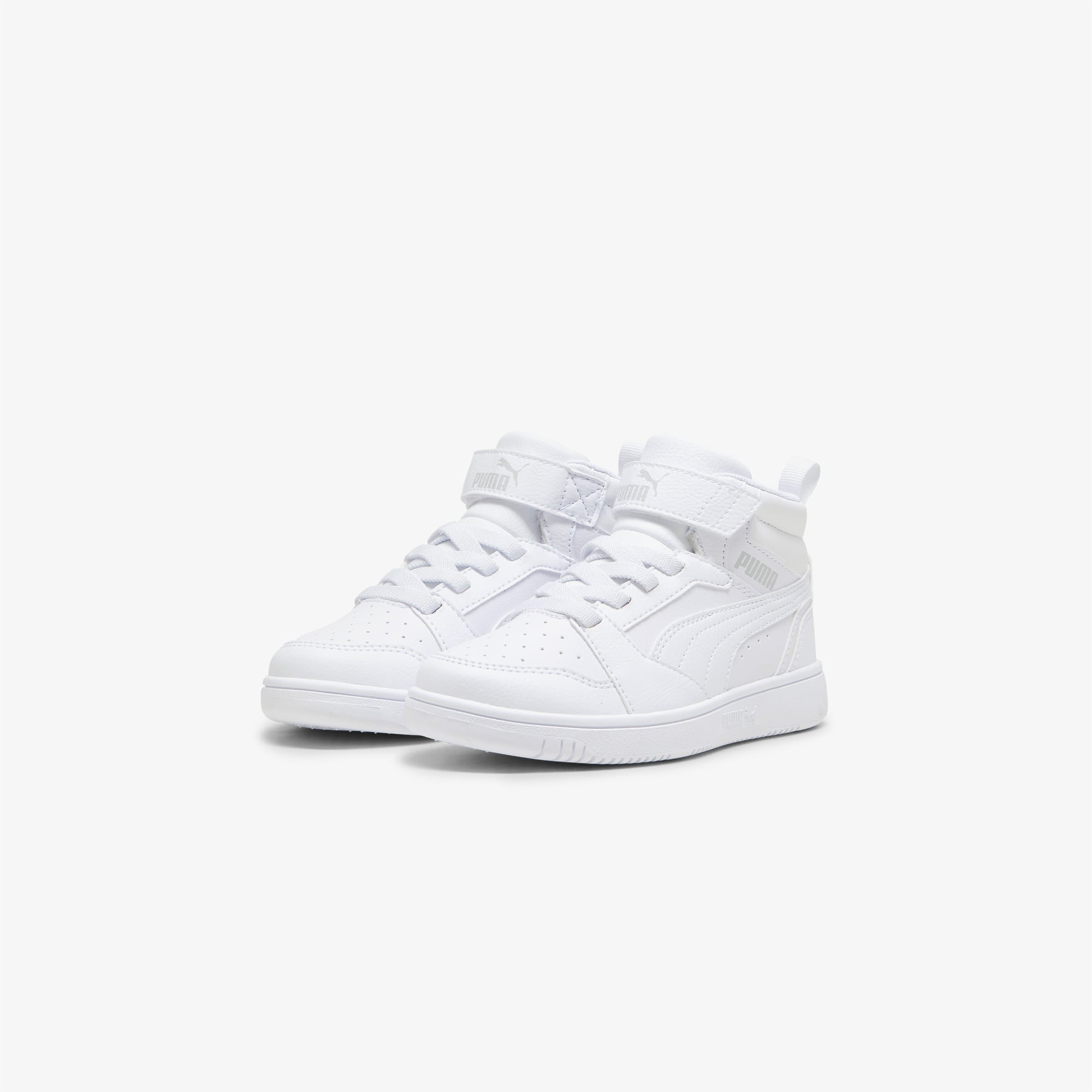 Puma Rebound V6 Mid Çocuk Beyaz Spor Ayakkabı