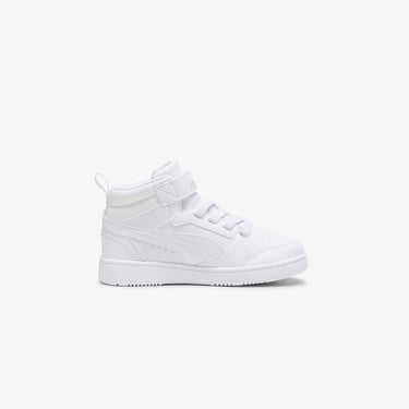  Puma Rebound V6 Mid Çocuk Beyaz Spor Ayakkabı
