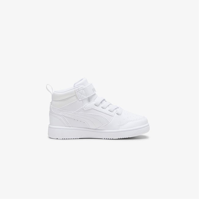 Puma Rebound V6 Mid Çocuk Beyaz Spor Ayakkabı
