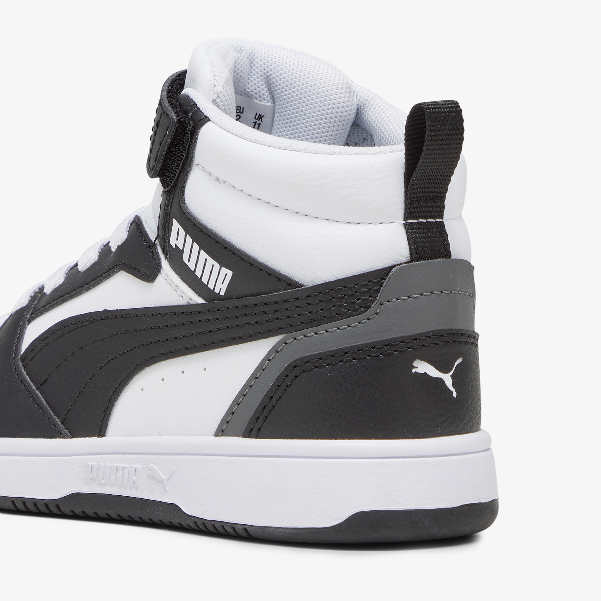 Puma Rebound V6 Mid Çocuk Siyah Spor Ayakkabı