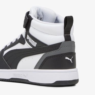  Puma Rebound V6 Mid Çocuk Siyah Spor Ayakkabı