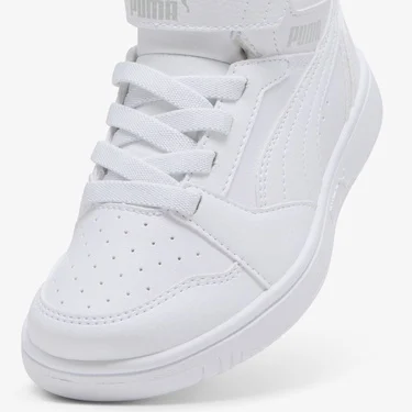  Puma Rebound V6 Mid Çocuk Beyaz Spor Ayakkabı