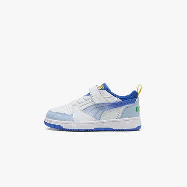  Puma Rebound V6 Çocuk Beyaz Spor Ayakkabı