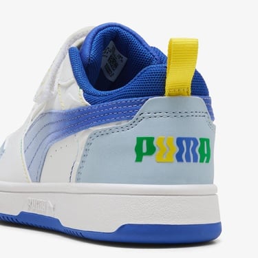 Puma Rebound V6 Çocuk Beyaz Spor Ayakkabı