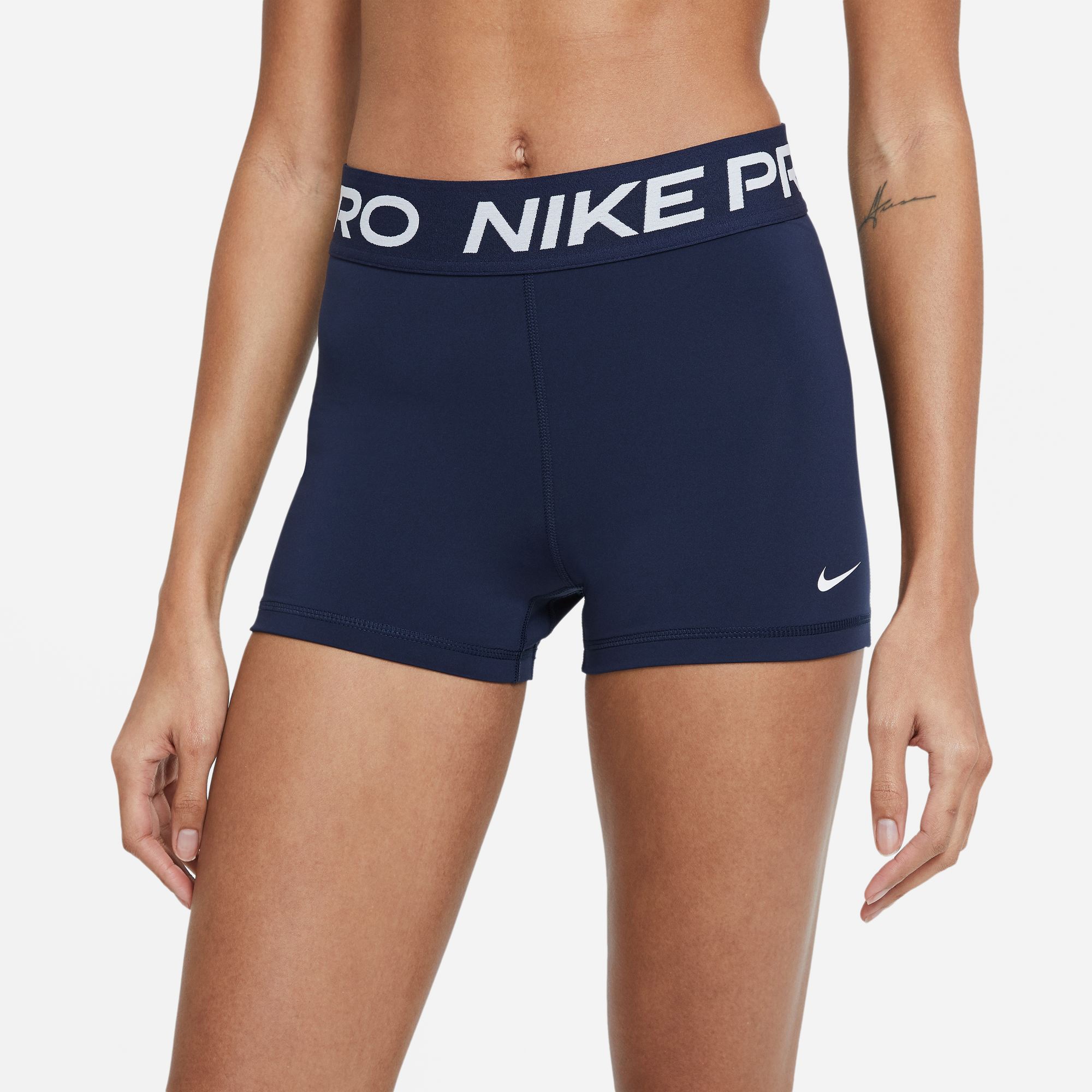 Nike Pro 365 8 cm Kadın Mavi Şort
