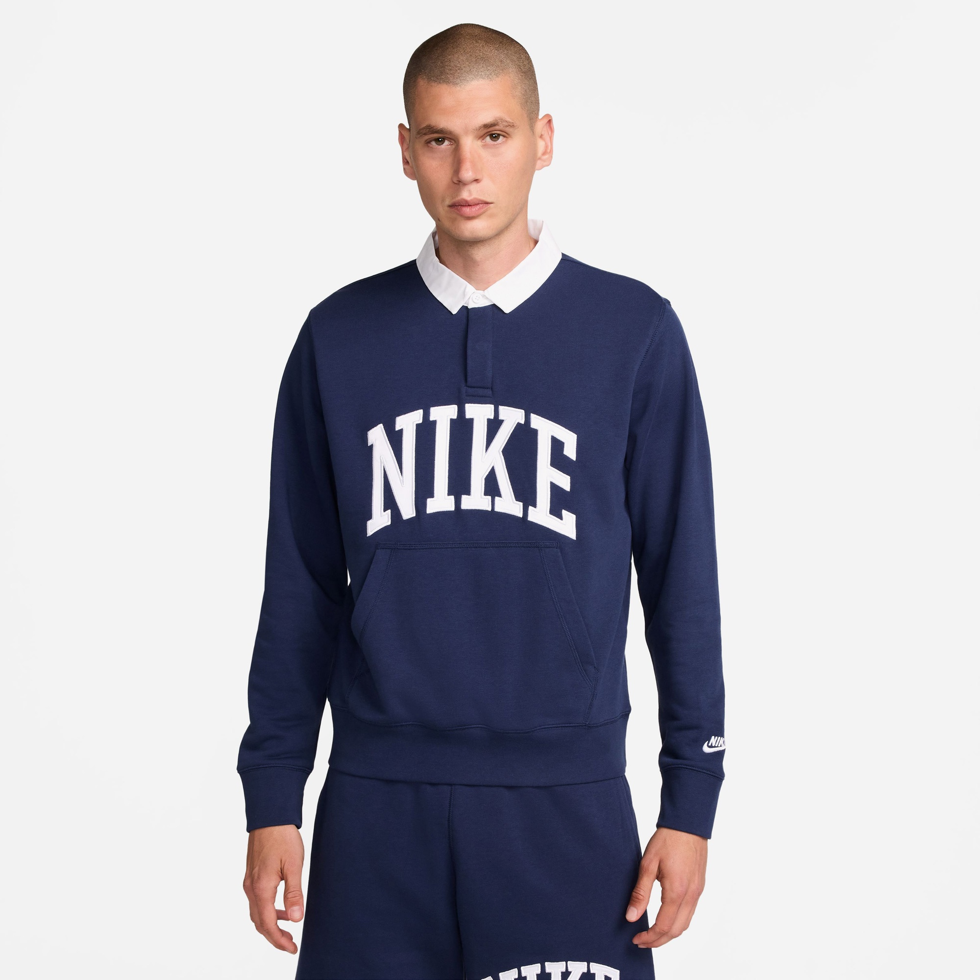 Nike Club Fleece Erkek Lacivert Sweatshirt