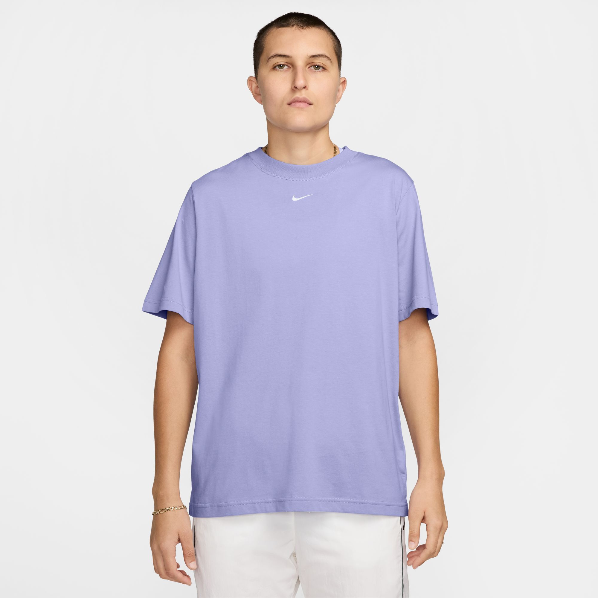 Nike Sportswear Essentials Kadın Mor T-Shirt